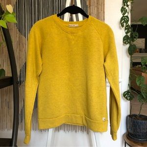 Marine Layer Yellow Gold Heather Sweatshirt